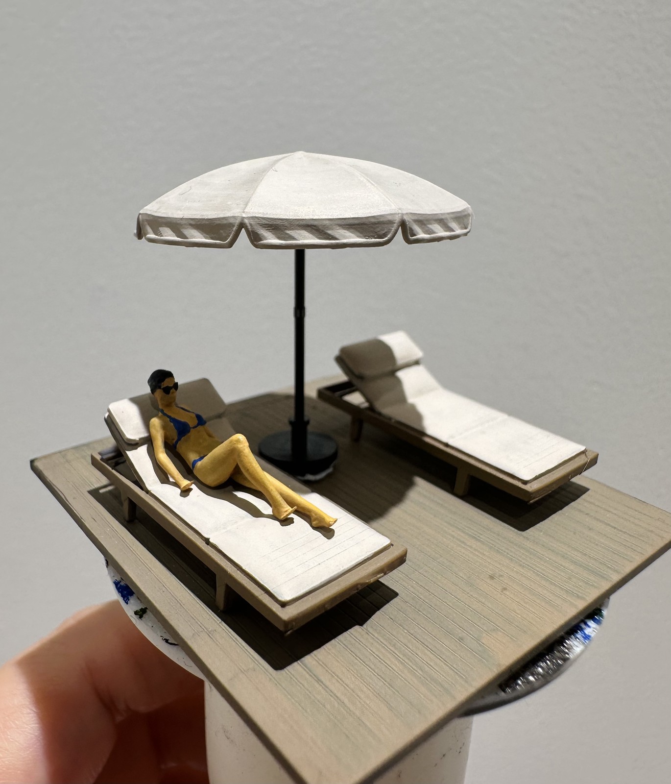 Tools Workshop For Kids - 디오라마 1/64 태양욕 마이크로 장면 모델