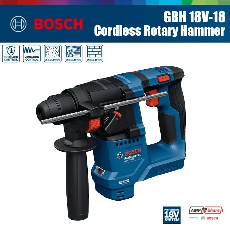 Workshop Tools And Equipment - 보쉬 GBH 18V-18 무선 로터리 해머