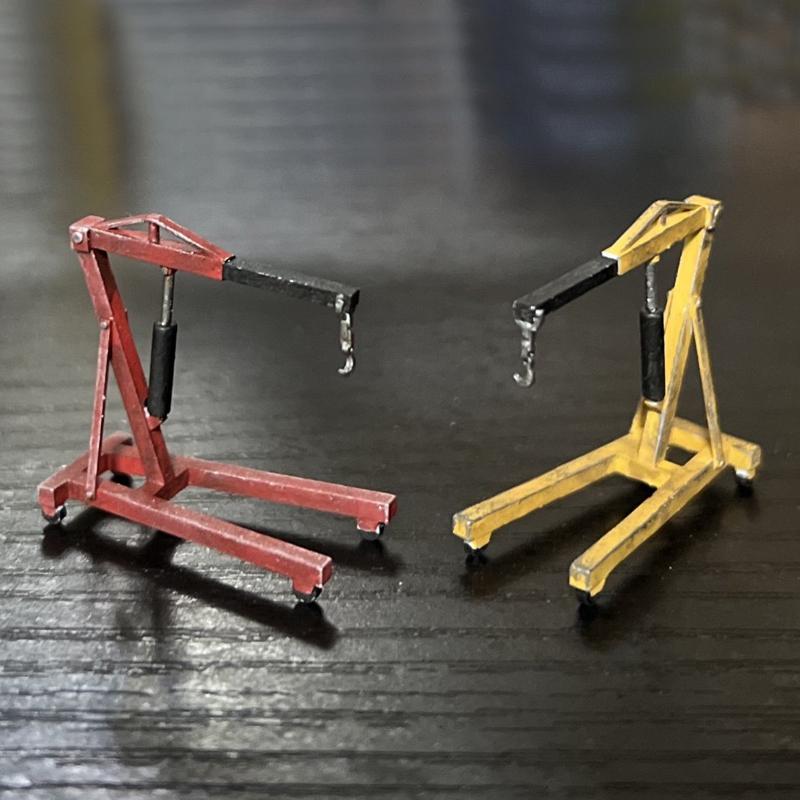 Workshop Tools 3D Model - 1PCS 1/64 스케일 엔진 행거 3D