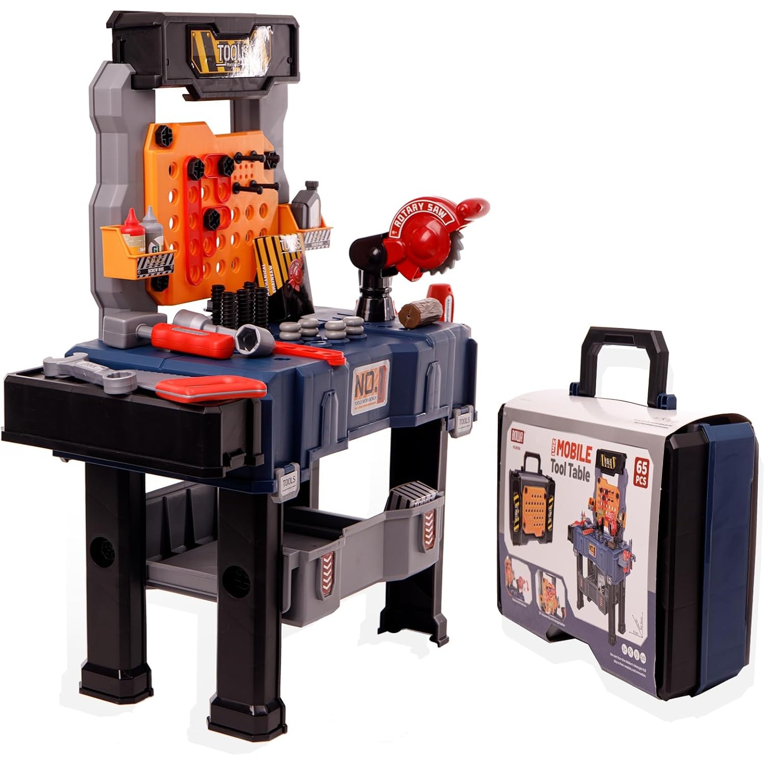 65PCS 어린이 도구 벤치 세트 유아를위한 놀이 건설 - Tools Workshop For Kids 리뷰 및 가격