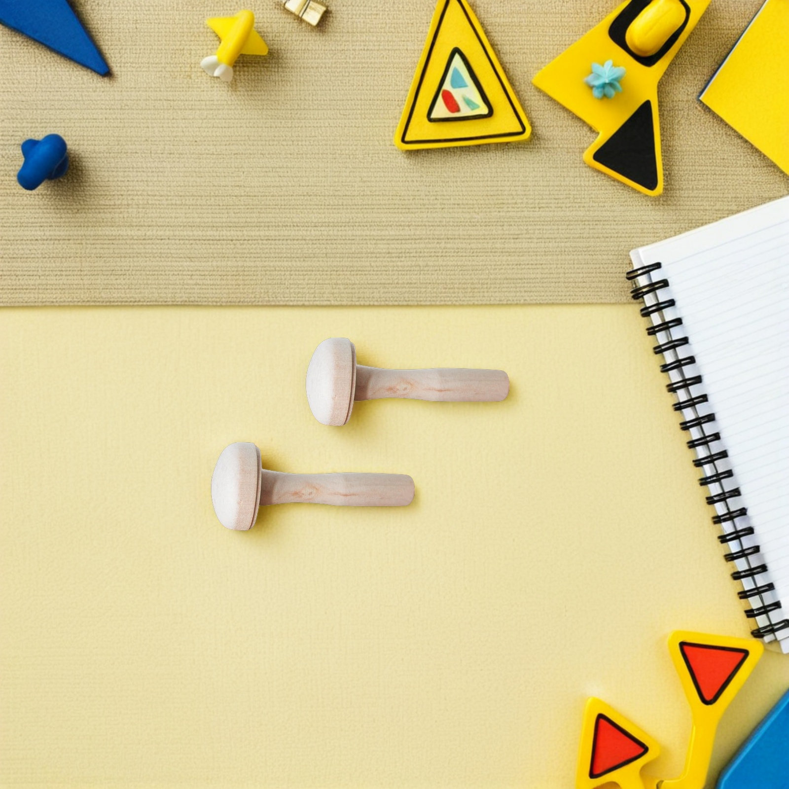 10Pcs 어린이 나무 버섯 인쇄 도구 DIY 나무 마 - Tools Workshop For Kids 리뷰 및 가격