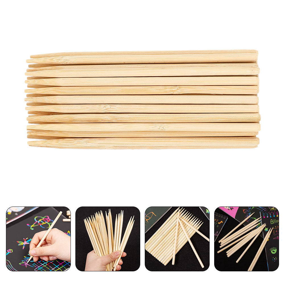 스크래치 종이용 50Pcs 나무 드로잉 스타일러스 대나 - Tools Workshop For Kids 리뷰 및 가격