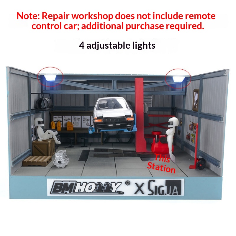 BM HOBBY 1/24 스케일 RC카 시뮬레이션 수리 - Workshop Tools 3D Model 리뷰 및 가격
