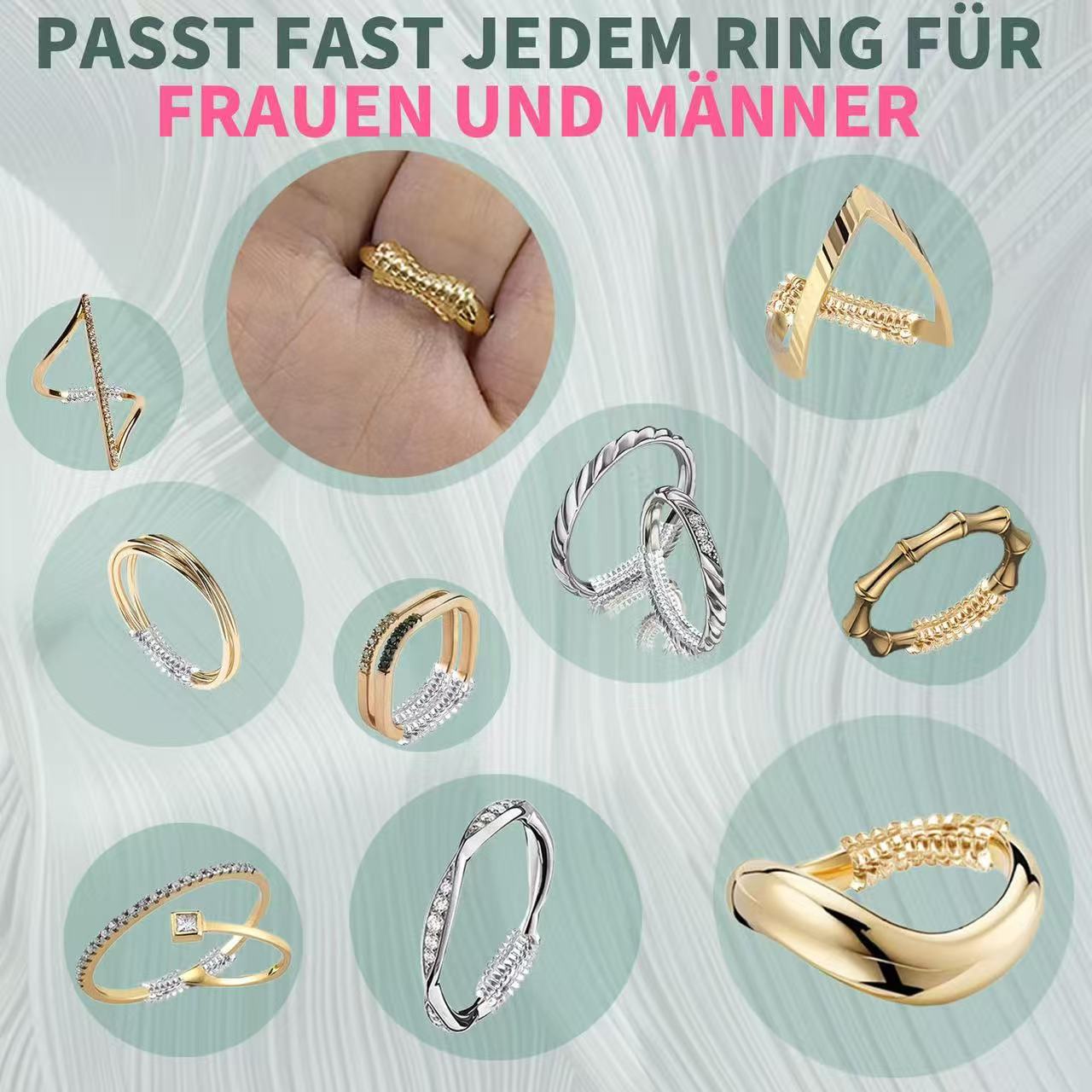 6개/세트 가드 타이트너 리듀서 사이즈 조절 도구 투명 - Tools Jewelry Making 리뷰 및 가격