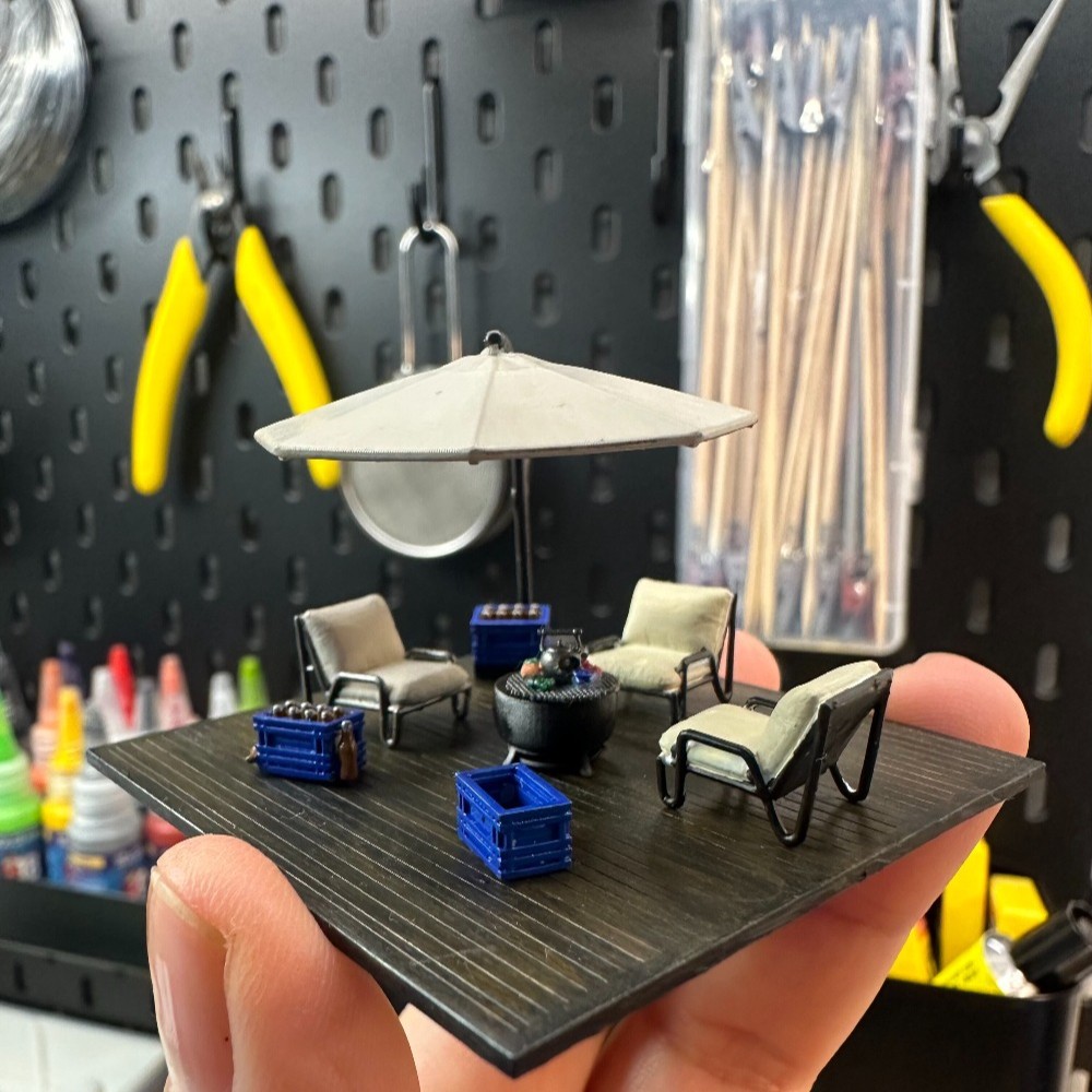 디오라마 1/64 레저 테라스 미니어처 장면 모델 차고 - Tools Workshop For Kids 리뷰 및 가격