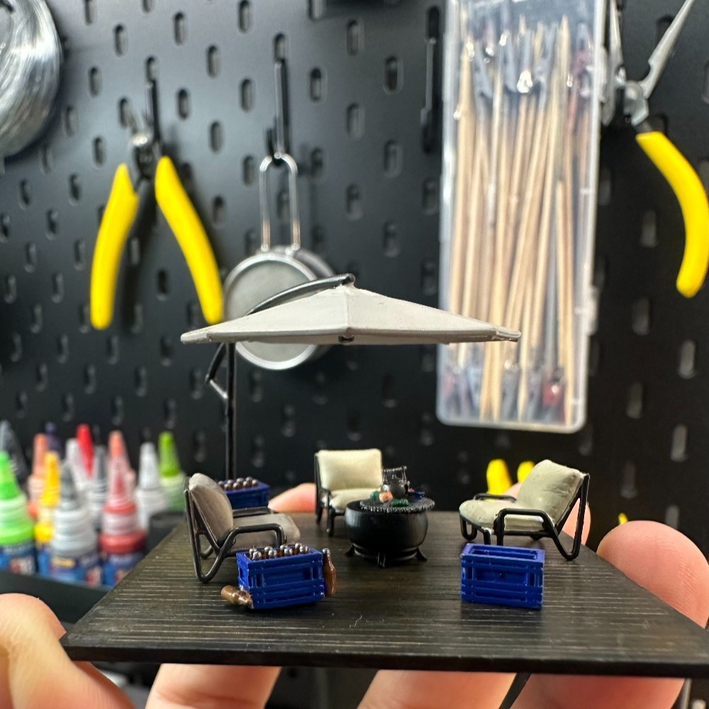 디오라마 1/64 레저 테라스 미니어처 장면 모델 차고 - Tools Workshop For Kids 리뷰 및 가격