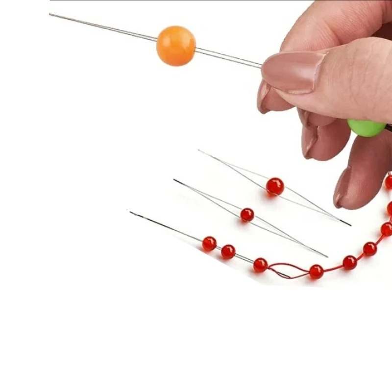 1/10개 오픈형 비즈 바늘 세트, DIY 비즈 바늘, - Tools Jewelry Making 리뷰 및 가격