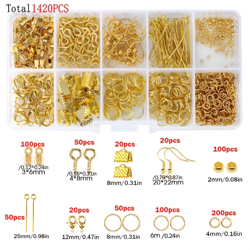 1420개 1박스 쥬얼리 부자재 세트 귀걸이 만들기 키 - Tools Jewelry Making 리뷰 및 가격