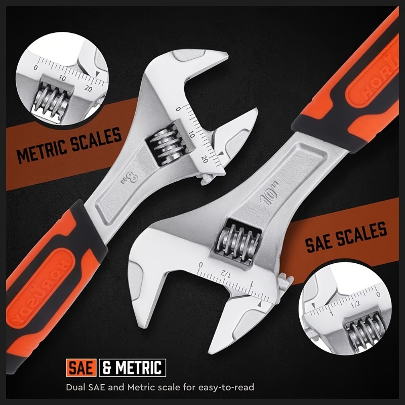 3피스 조절식 렌치 세트 - 6인치, 8인치, 10인치 - Design Tools Workshop 리뷰 및 가격